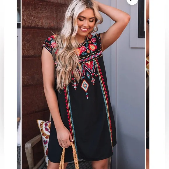 NWT Savannah Jane Embroidered Dress Size 1X - Picture 10 of 10